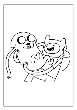 Printable adventure time coloring pages where coloring sparks imagination