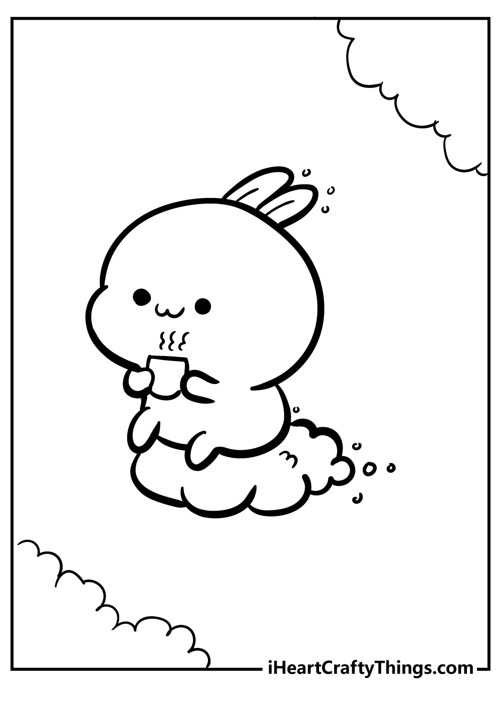 Kawaii coloring pages free printables