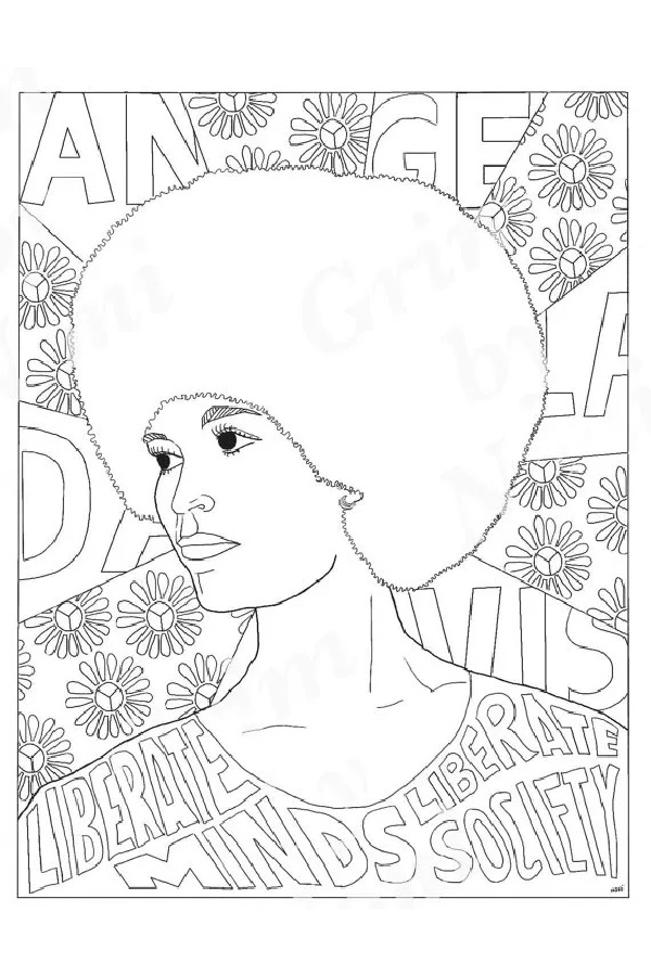 Fabulous famous women coloring pages for womens history month