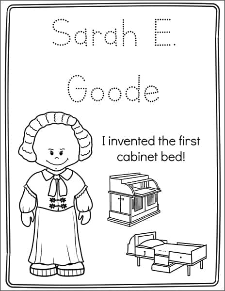 African american inventors for kids printable coloring book