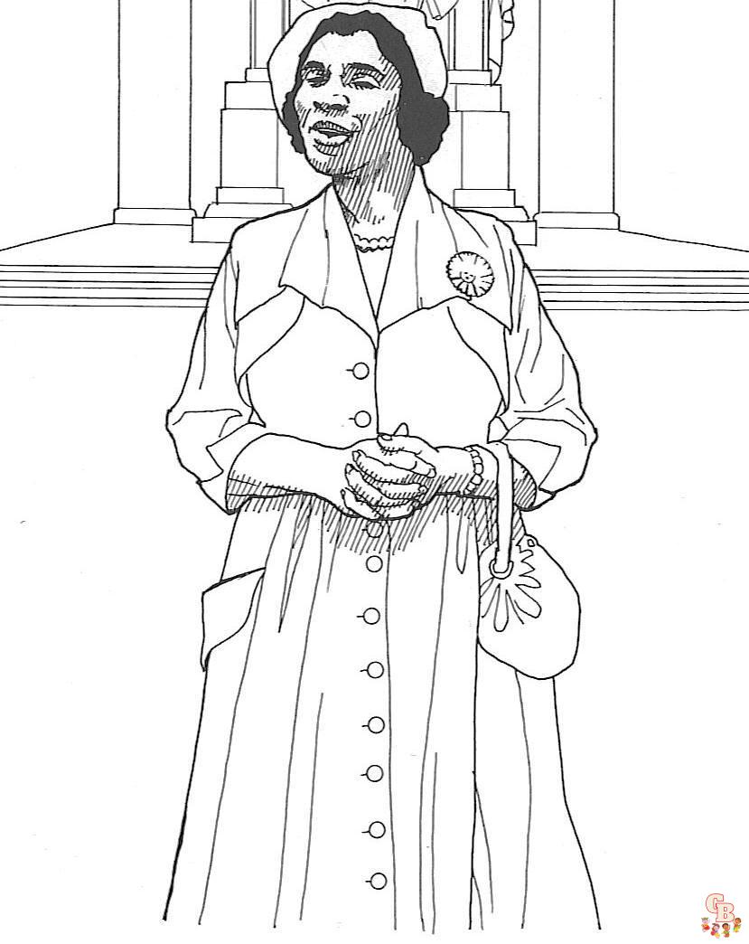 Celebrate black history month with printable coloring pages