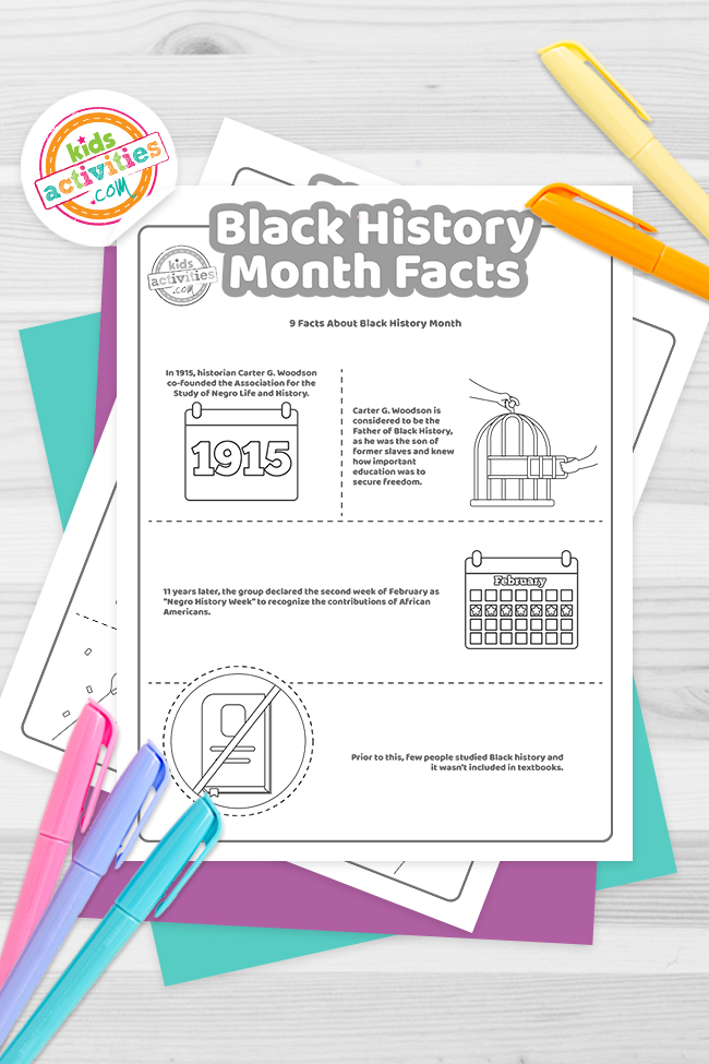 Printable black history month facts for kids kids activities blog