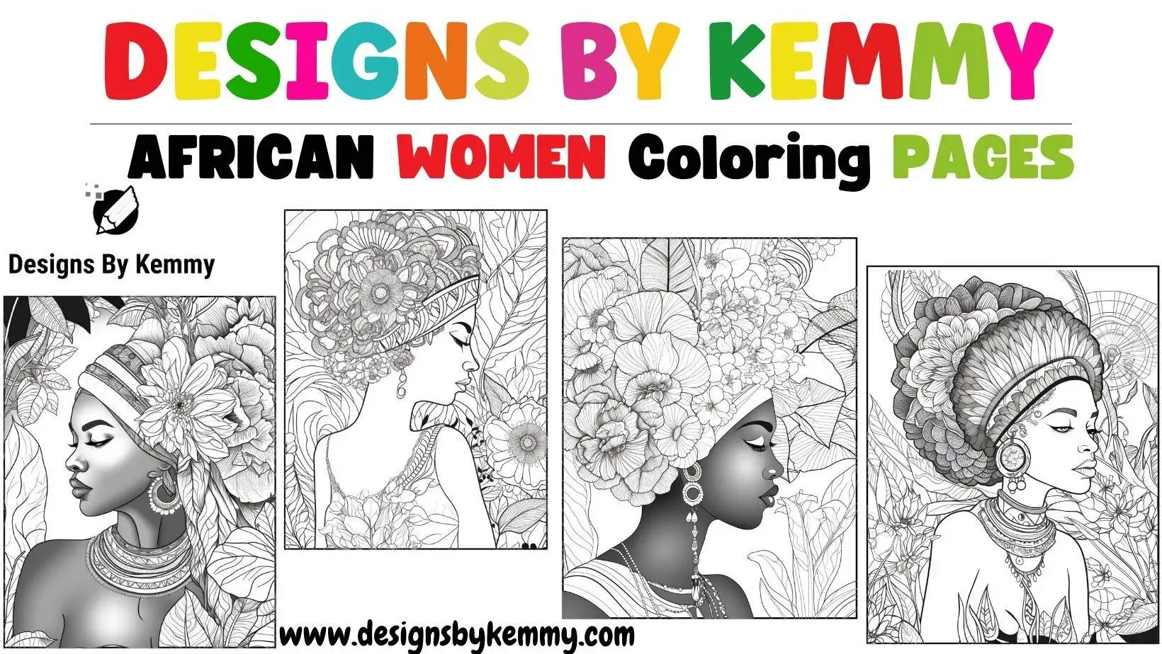 African women coloring pages