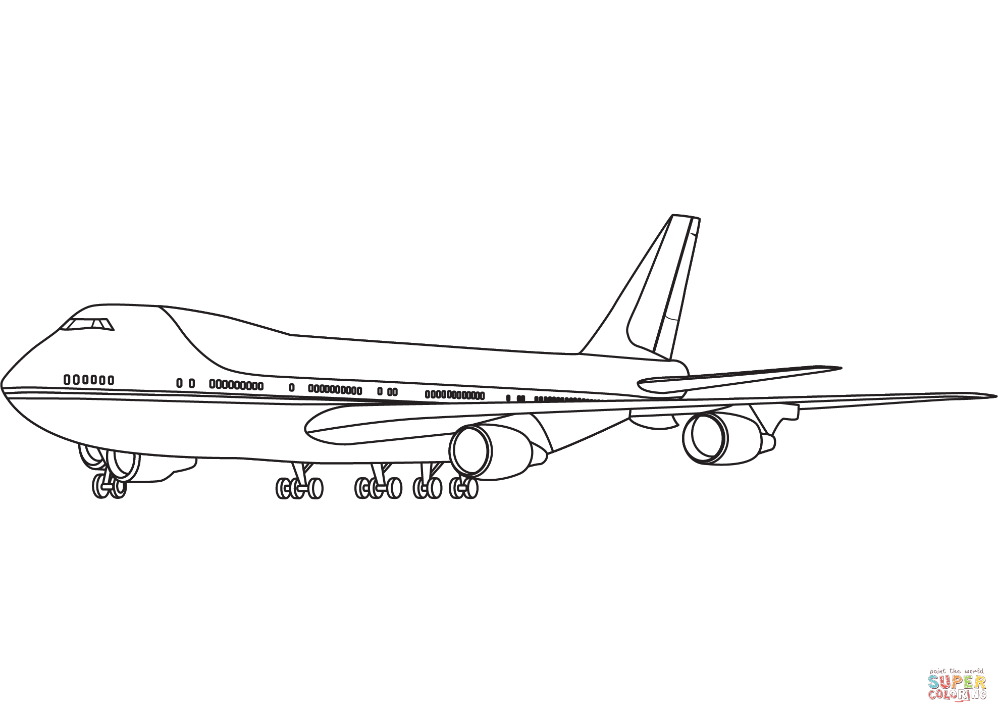 Air force one coloring page free printable coloring pages