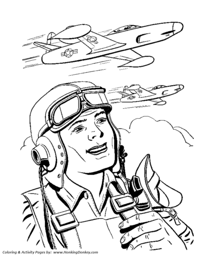 Memorial day coloring pages