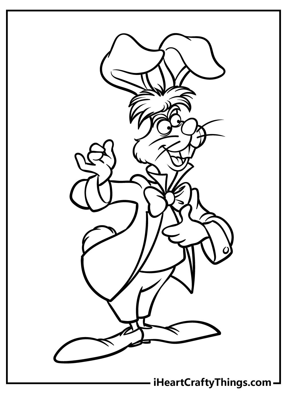 Alice in wonderland coloring pages free printables