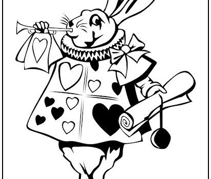 Tag alice in wonderland coloring page print it free