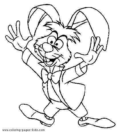 Alice in wonderland coloring pages