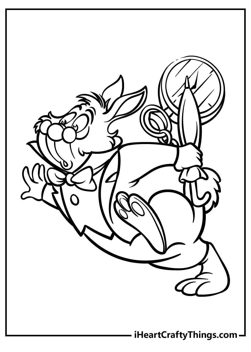 Alice in wonderland coloring pages free printables