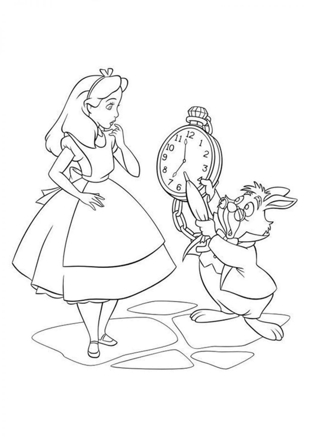 Free easy to print alice in wonderland coloring pages alice in wonderland drawings alice in wonderland alice in wonderland characters