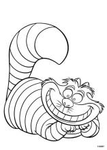 Alice in wonderland coloring pages on coloring