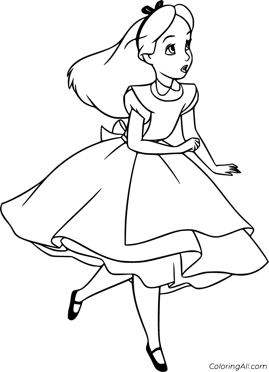 Free printable alice in wonderland coloring pages easy to print from aâ alice in wonderland characters alice in wonderland disney free disney coloring pages