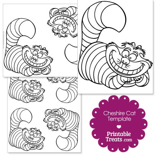 Printable cheshire cat template cat template cat pumpkin stencil pumpkin carvings stencils