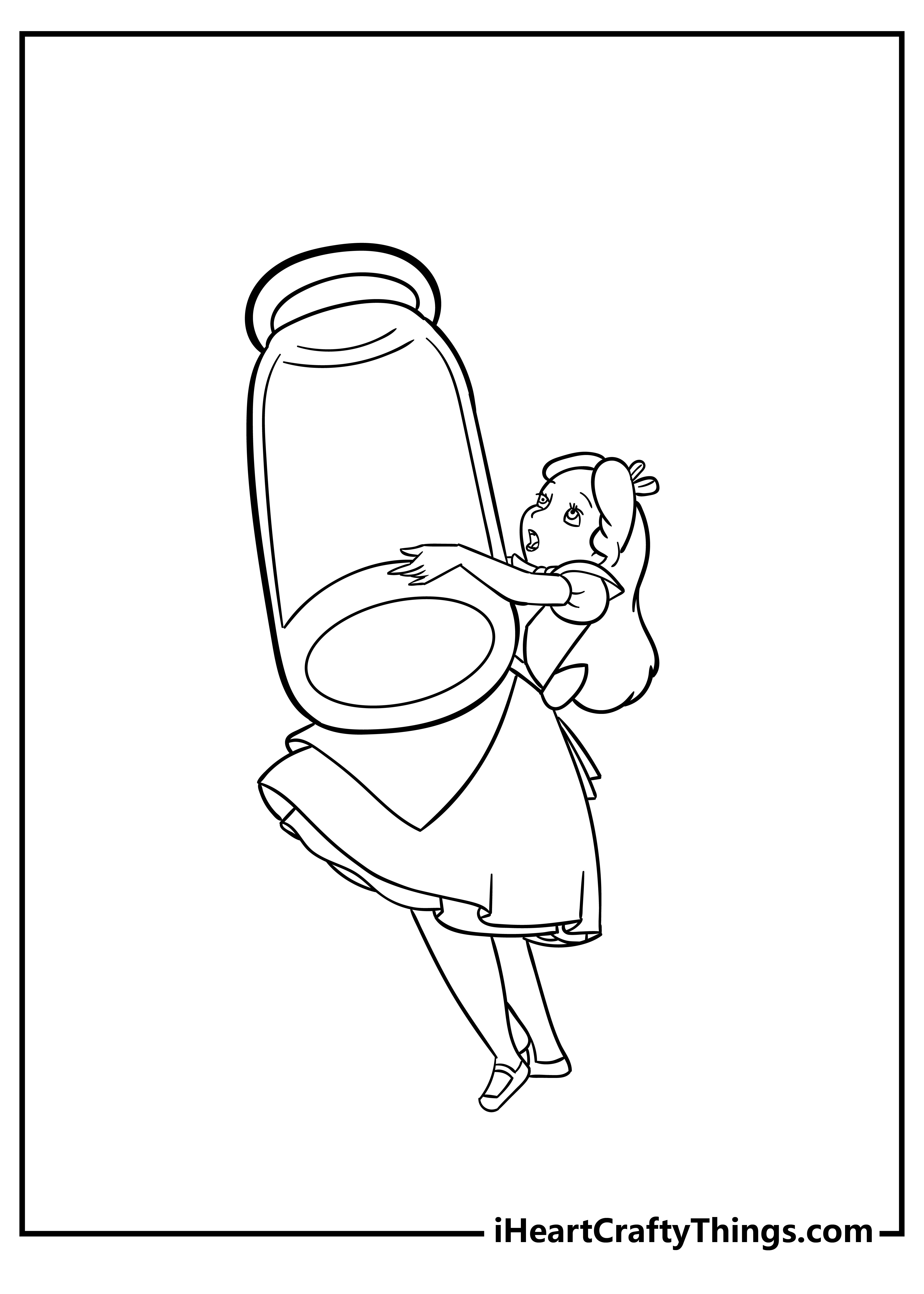 Alice in wonderland coloring pages free printables