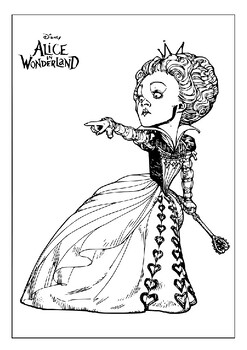 Experience the magic of alice in wonderland with printable coloring pages p