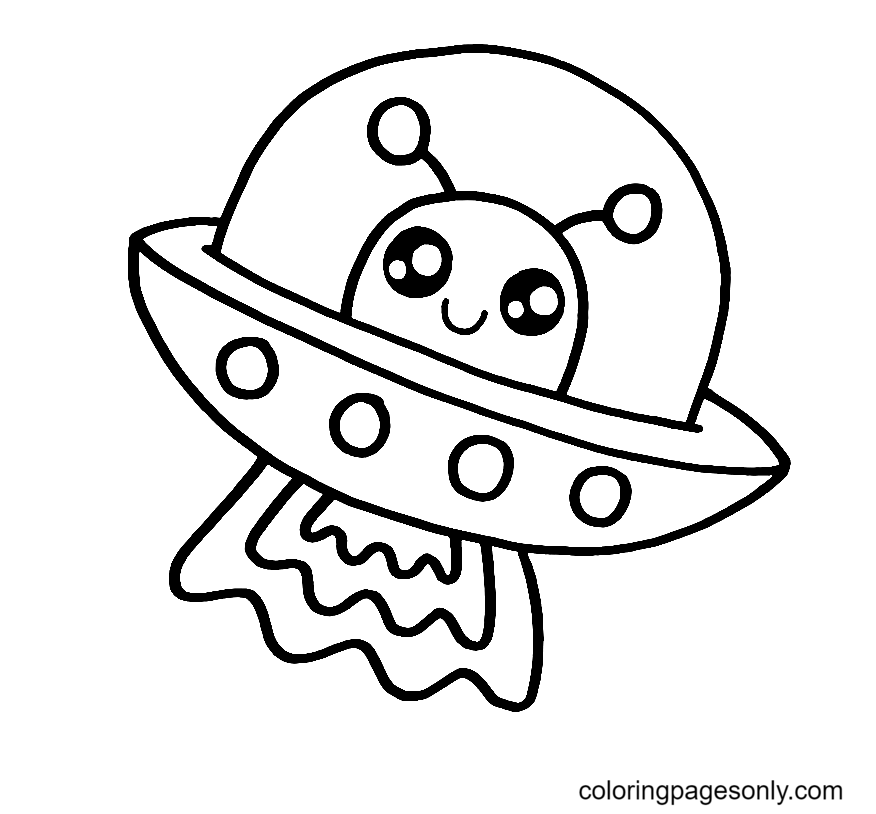 Alien coloring pages printable for free download