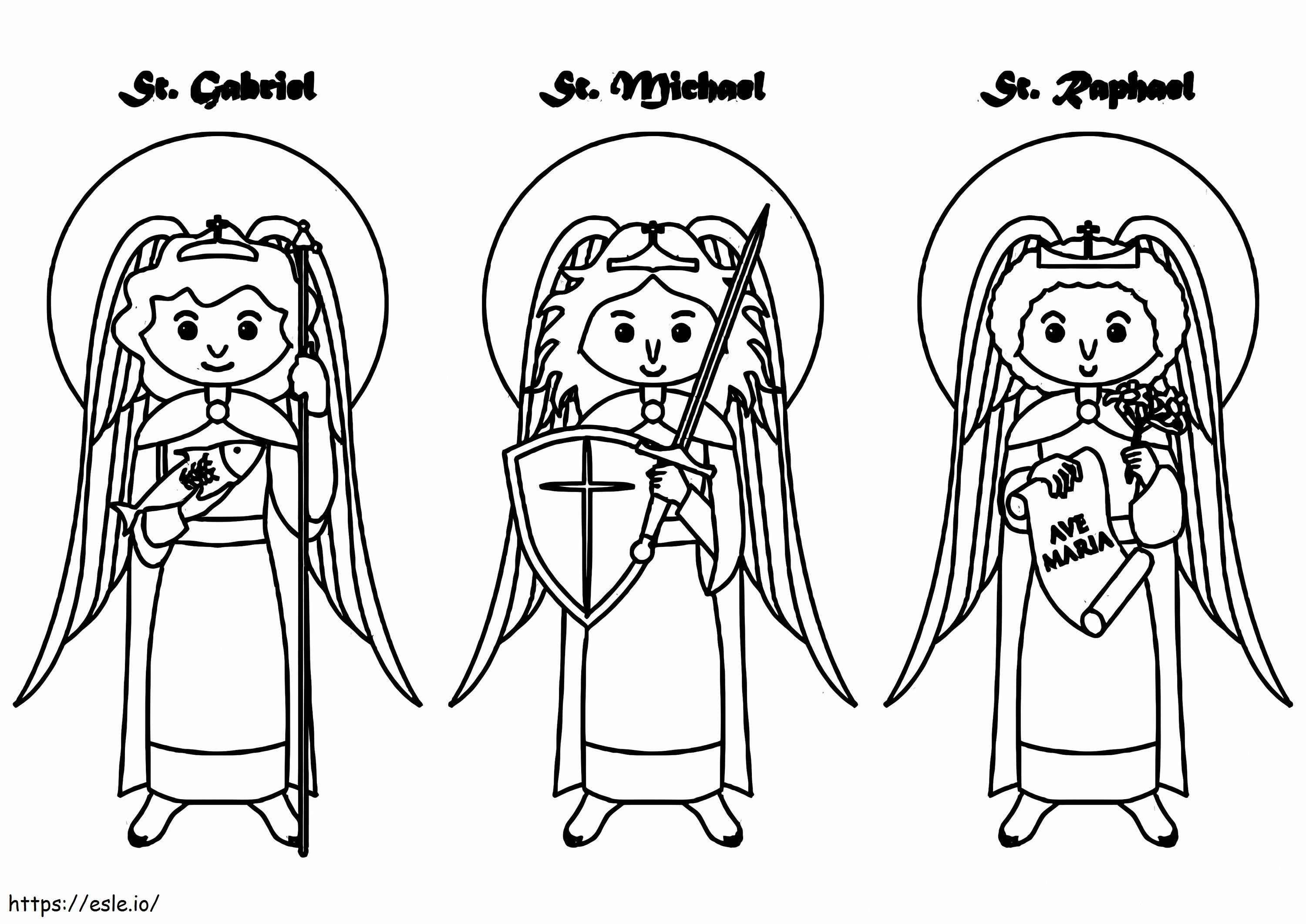 All saints day coloring page