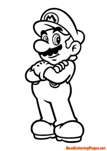 Mario coloring pages