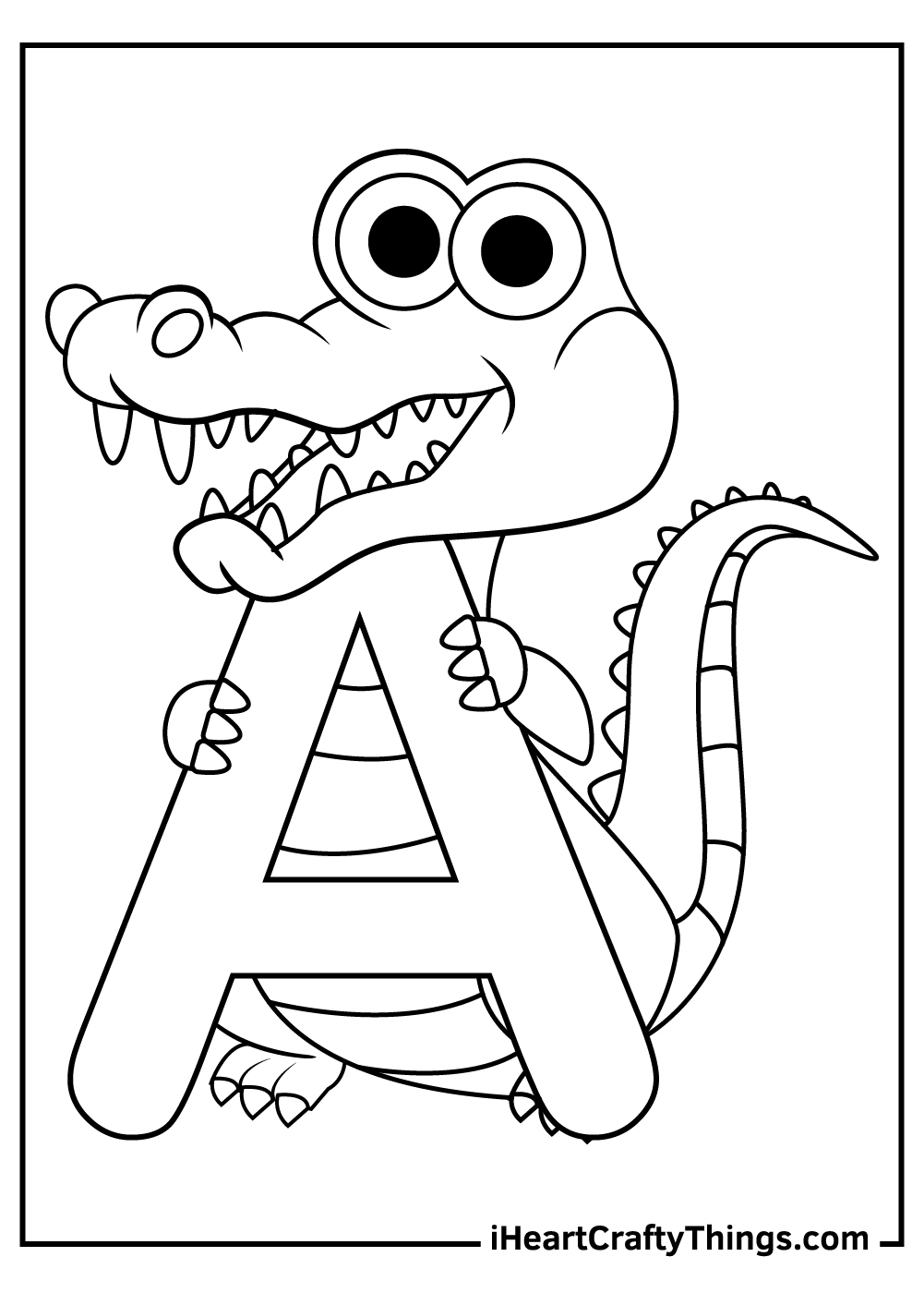 Printable alligators coloring pages updated