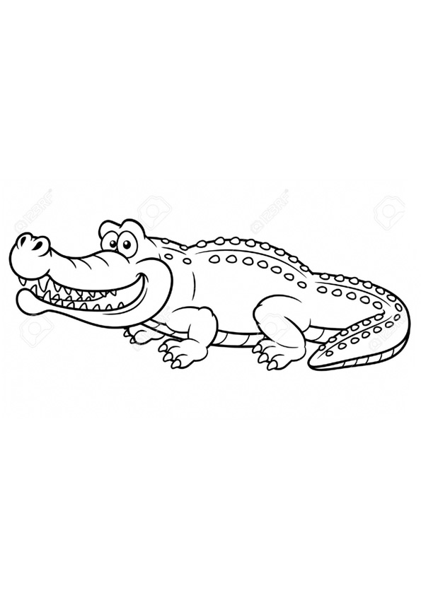 Coloring pages printable alligator coloring pages for kids