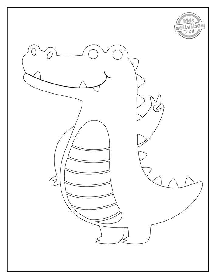 Awesome alligator coloring pages you can download print kids activities blog