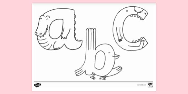 Free printable activity sheets for toddlers alphabet colour