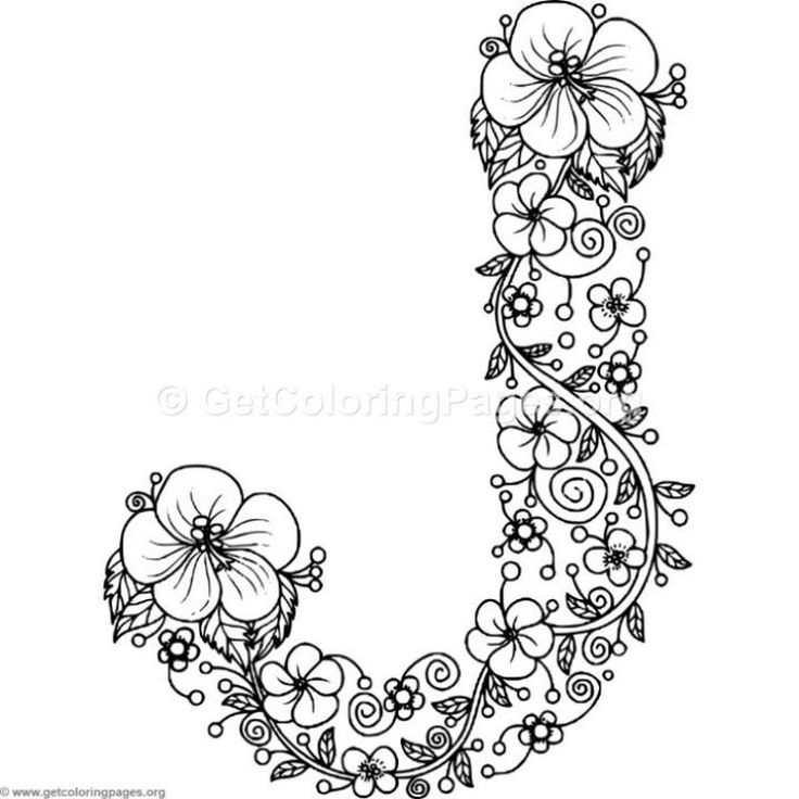 Printable alphabet coloring pages pdf