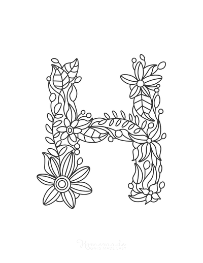 Free printable alphabet coloring pages for kids