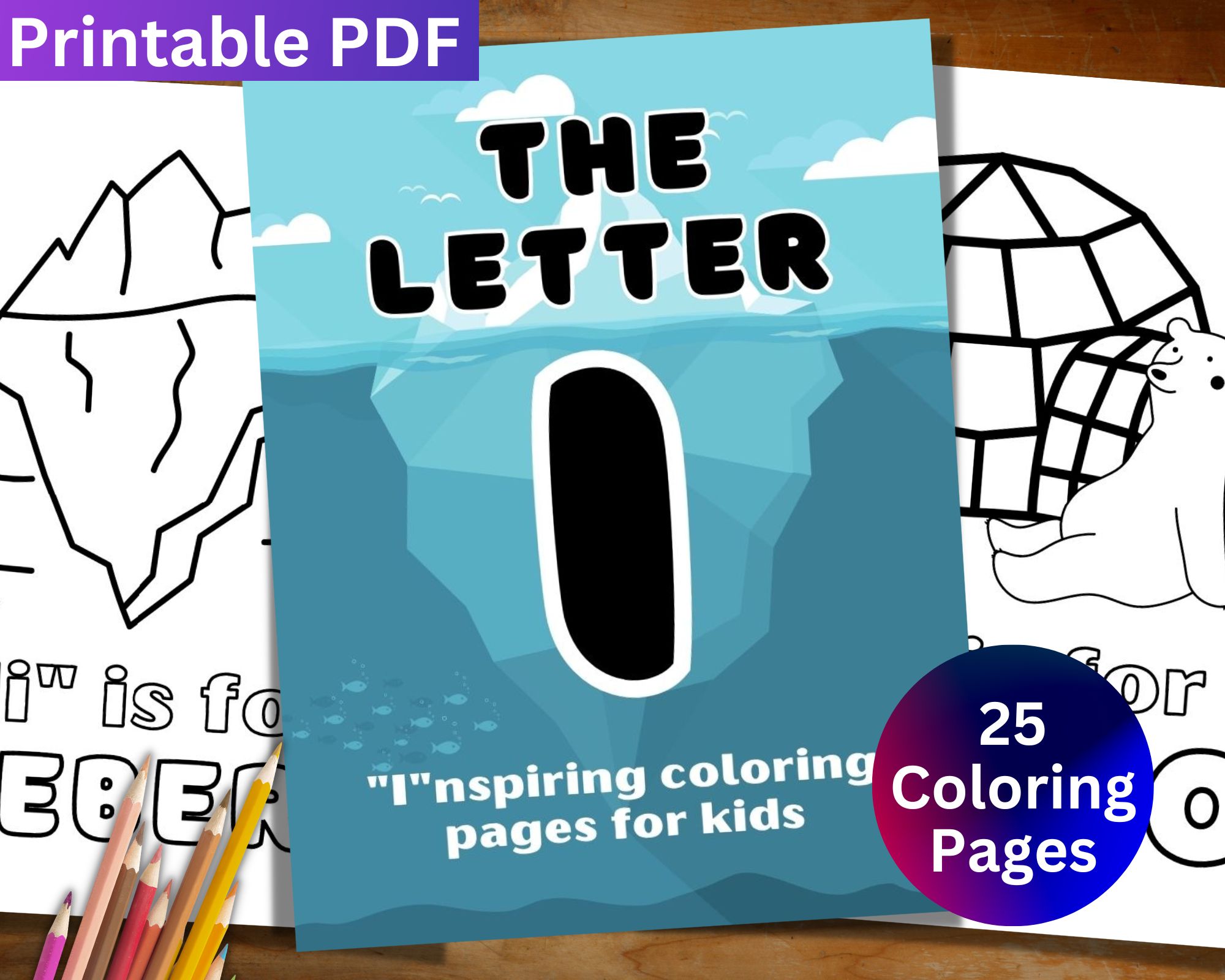 Inspiring letter i coloring pages printable pdf