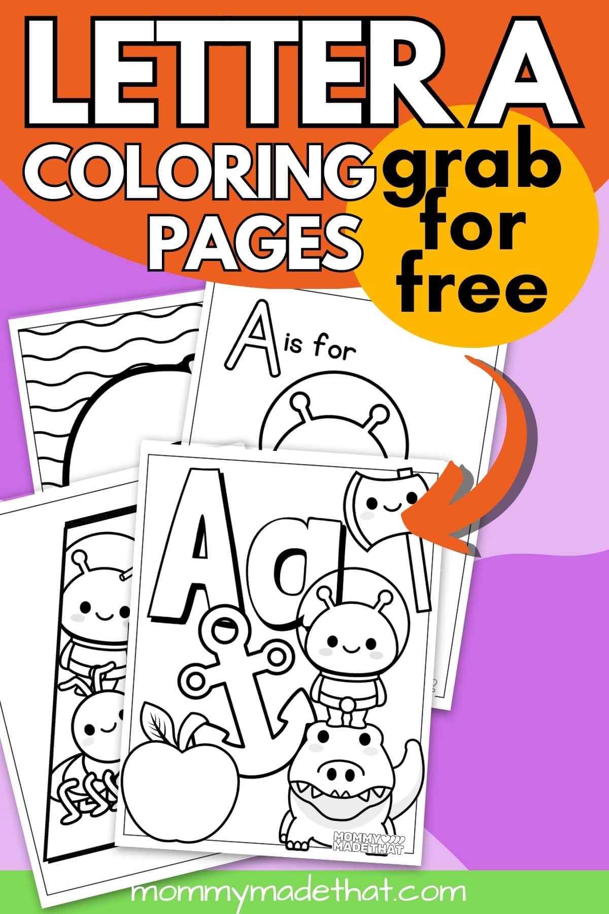 Letter a coloring pages tons of free printables