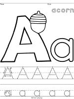 Trees alphabet printable activities