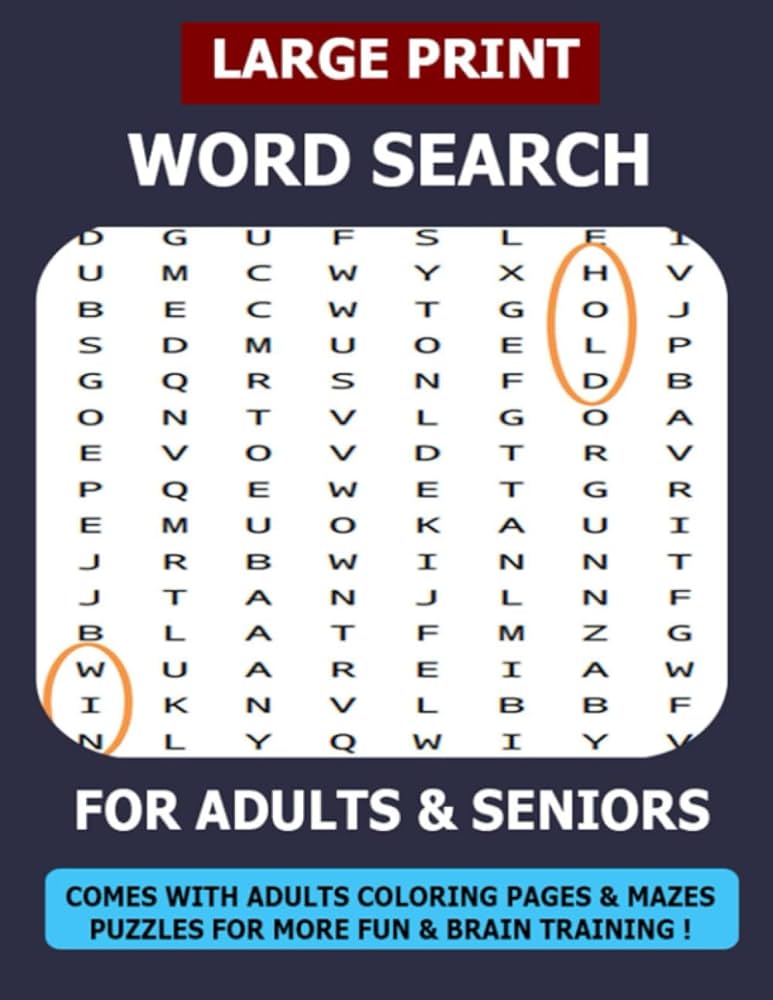 Word search for dementia patients word search for dementia patients large print word search for alzheimers patients includes bible inspirational and psalms coloring pages mazes puzzles puzzle books