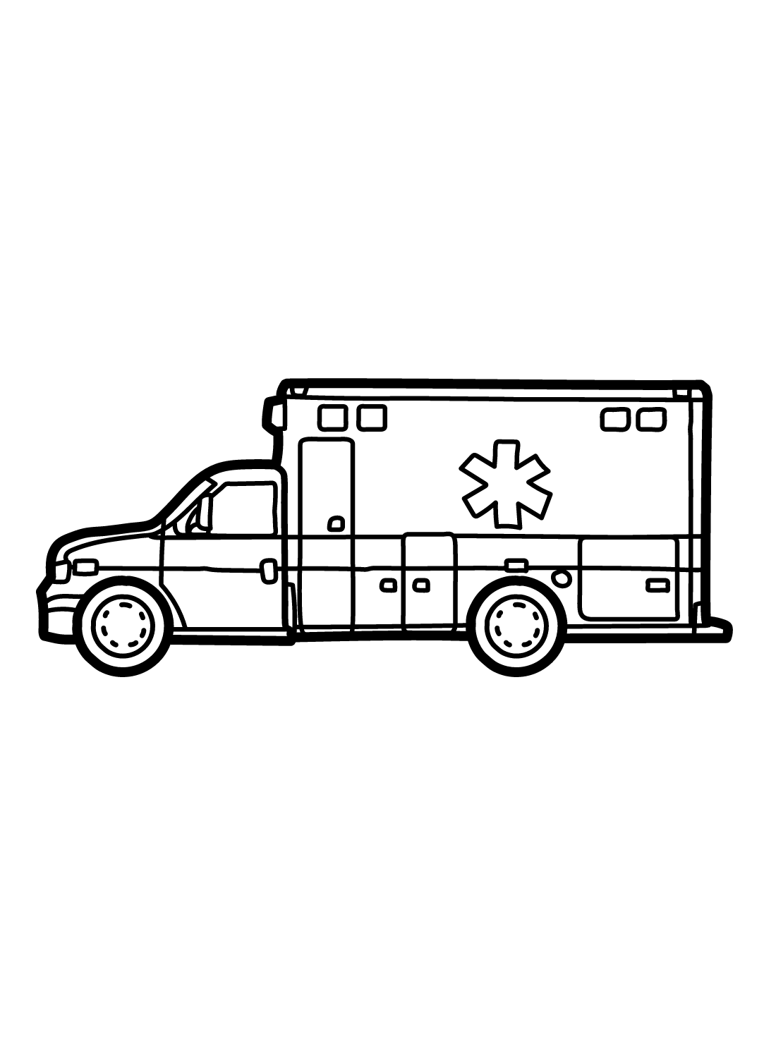 Ambulance coloring pages printable for free download