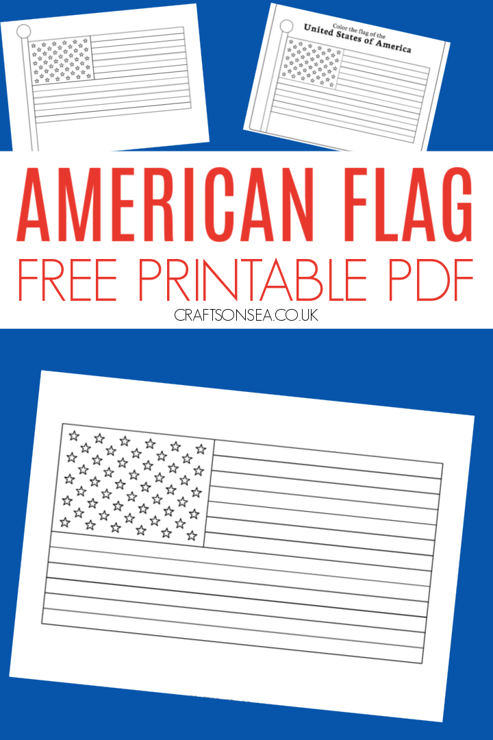 Free american flag printable