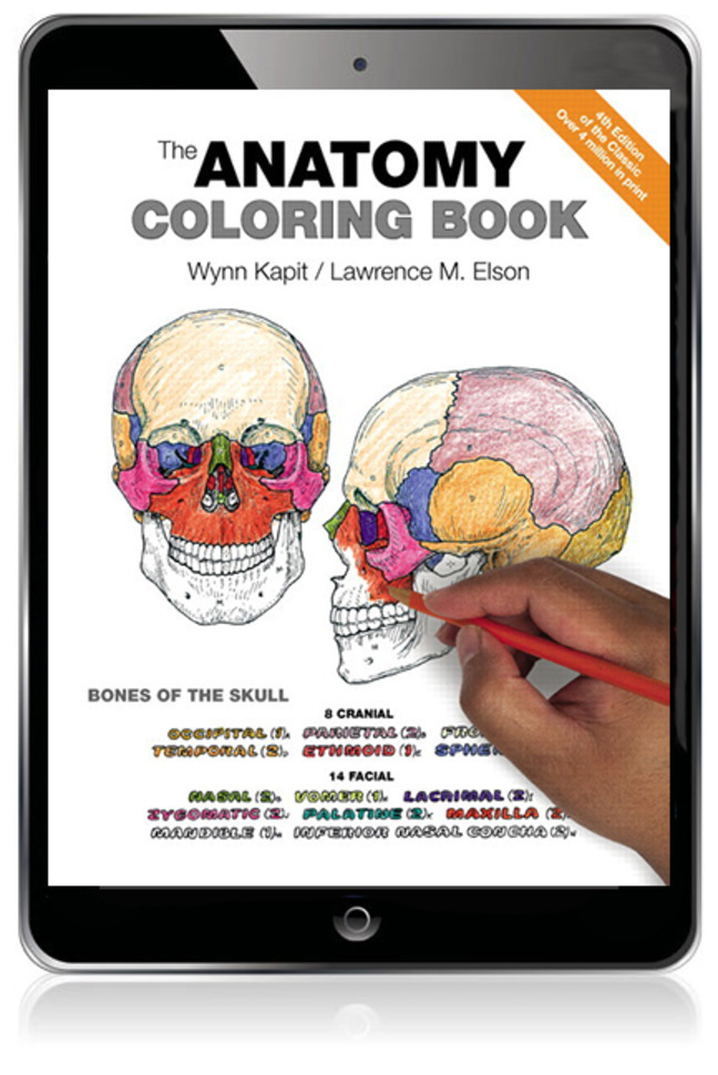 Anatomy coloring book the th edition etextbook subscription