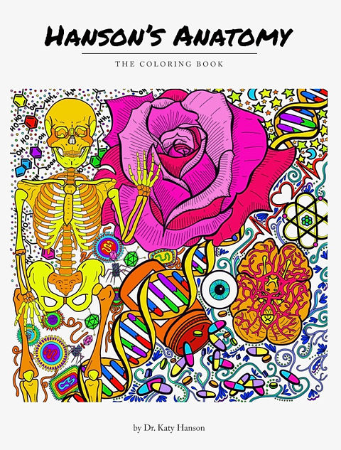 Hansons anatomy coloring book