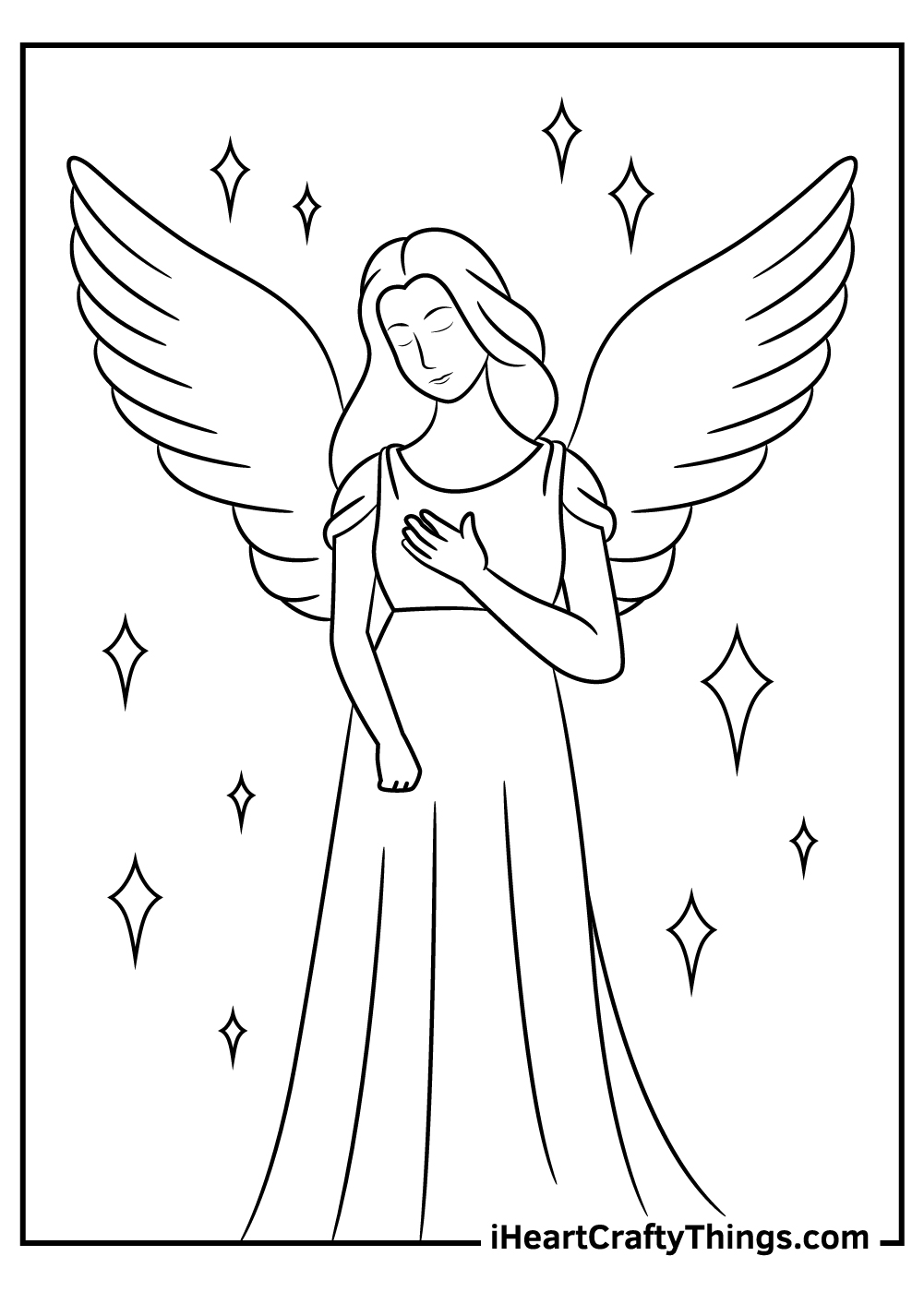 Angels coloring pages updated