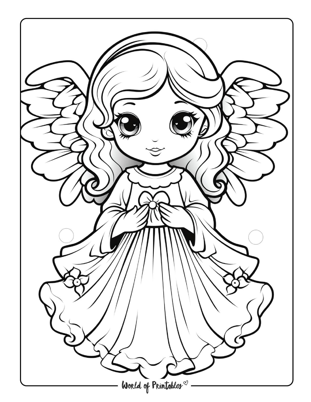 Angel coloring pages