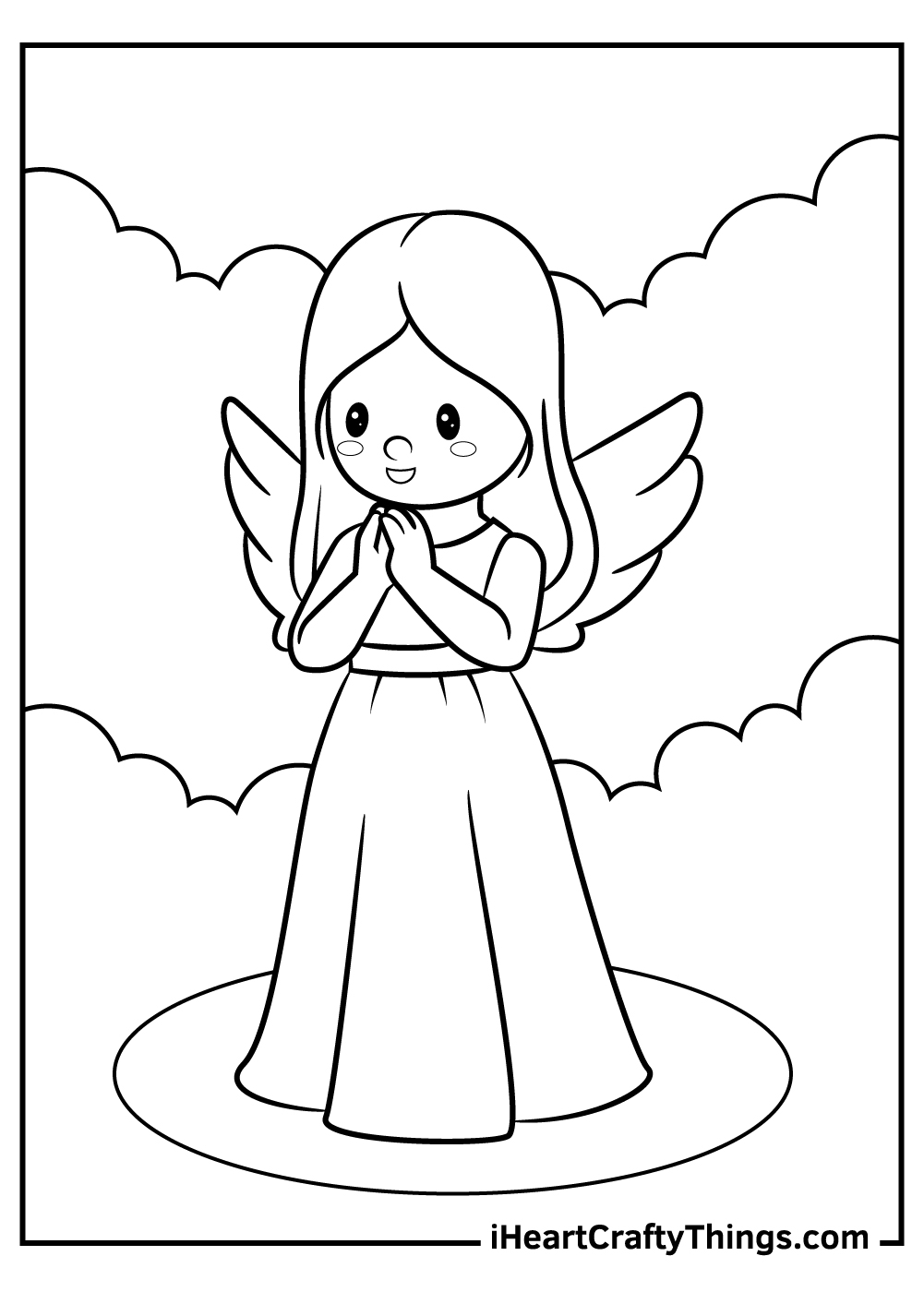 Angels coloring pages updated