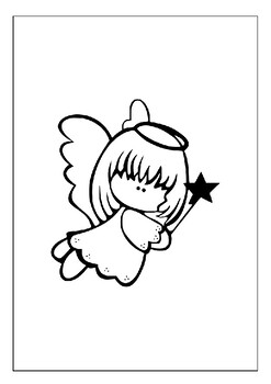 Printable angels coloring pages unleash your creativity with divine creatures