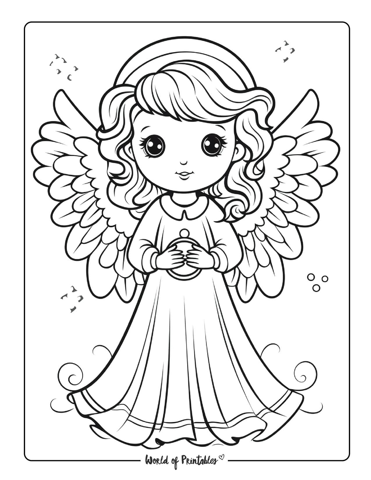 Angel coloring pages