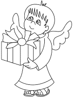 Angels coloring pages and printable activities