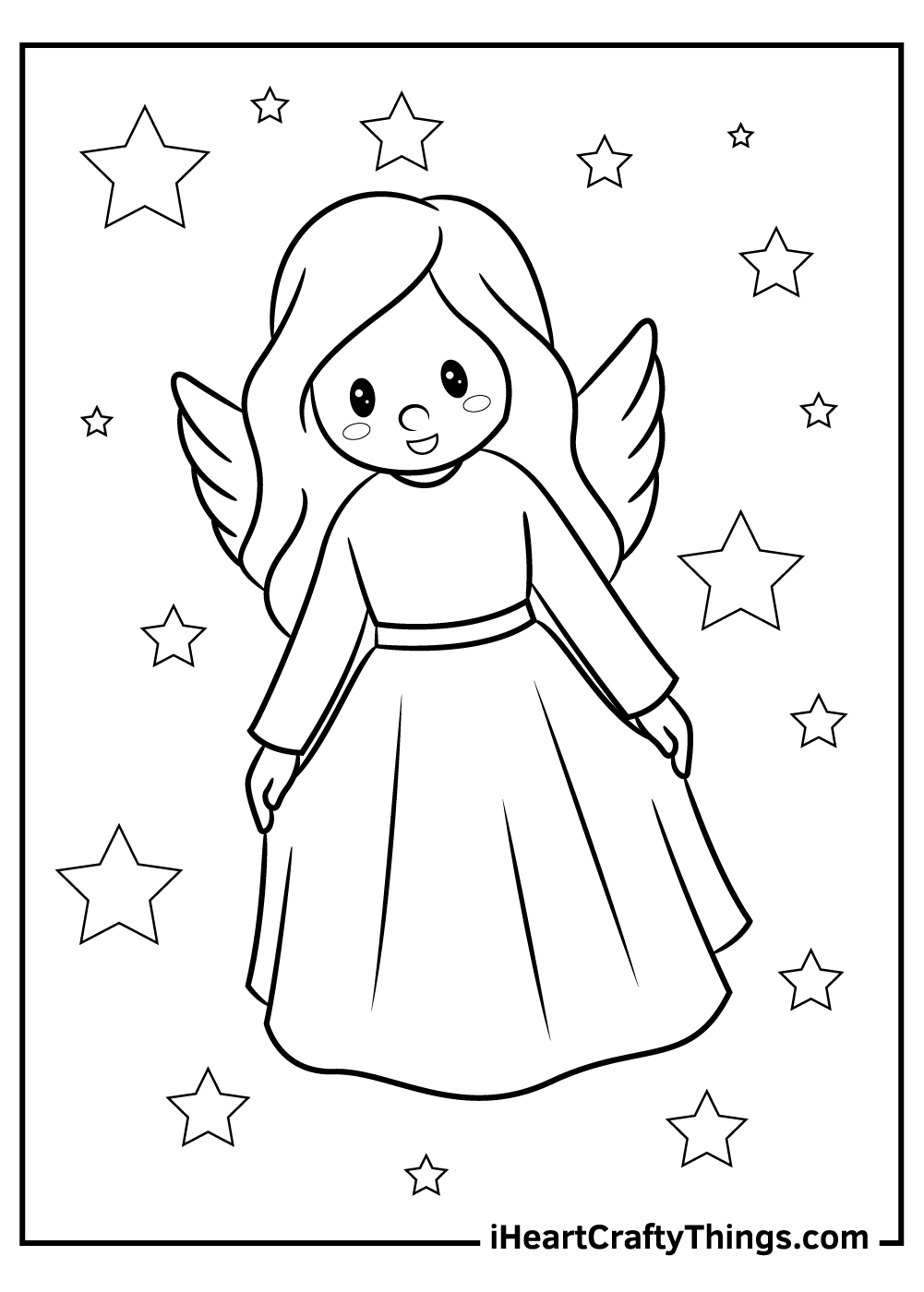 Angels coloring pages updated