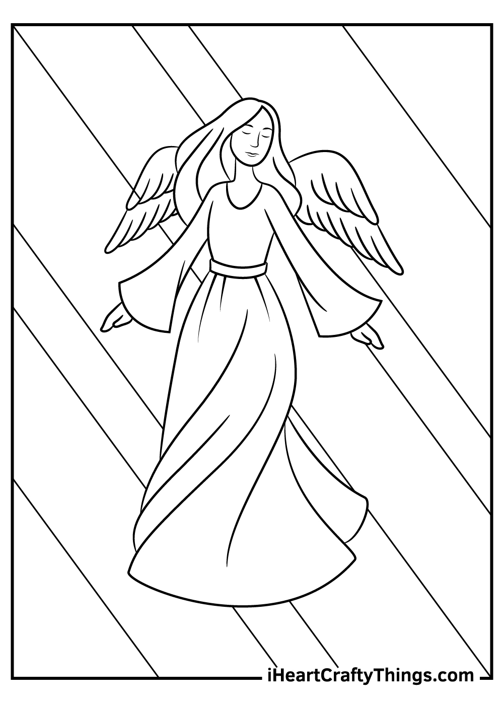 Angels coloring pages updated