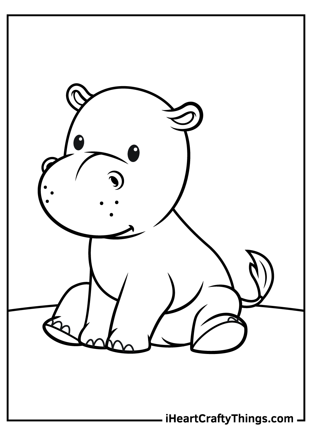 Baby animals coloring pages free printables