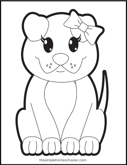 Cute animal coloring pages printable and free