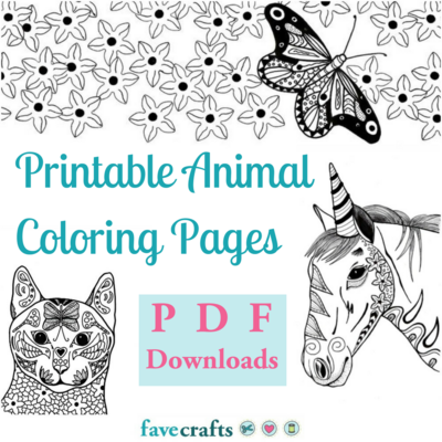 Printable animal coloring pages pdf downloads