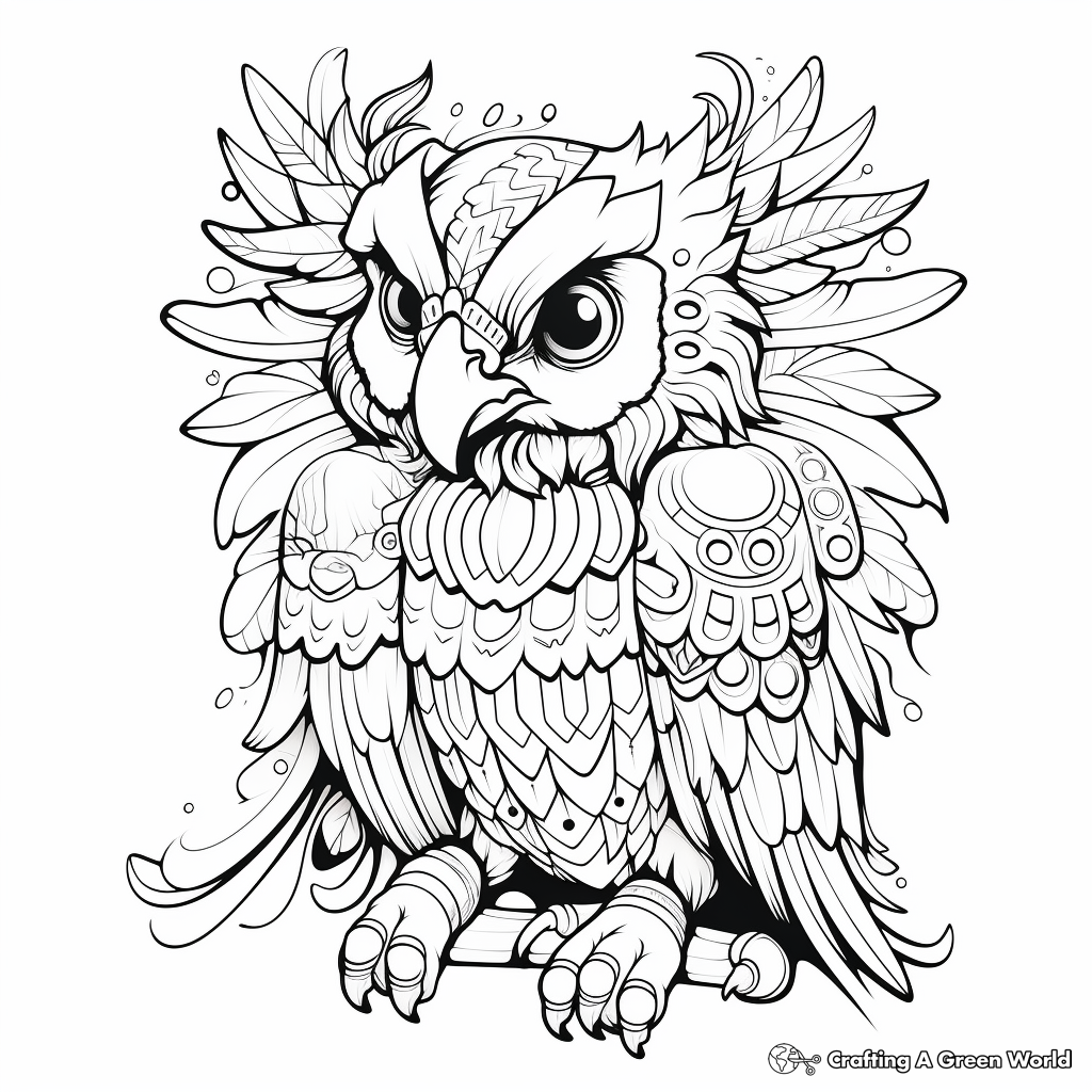 Spirit animal coloring pages