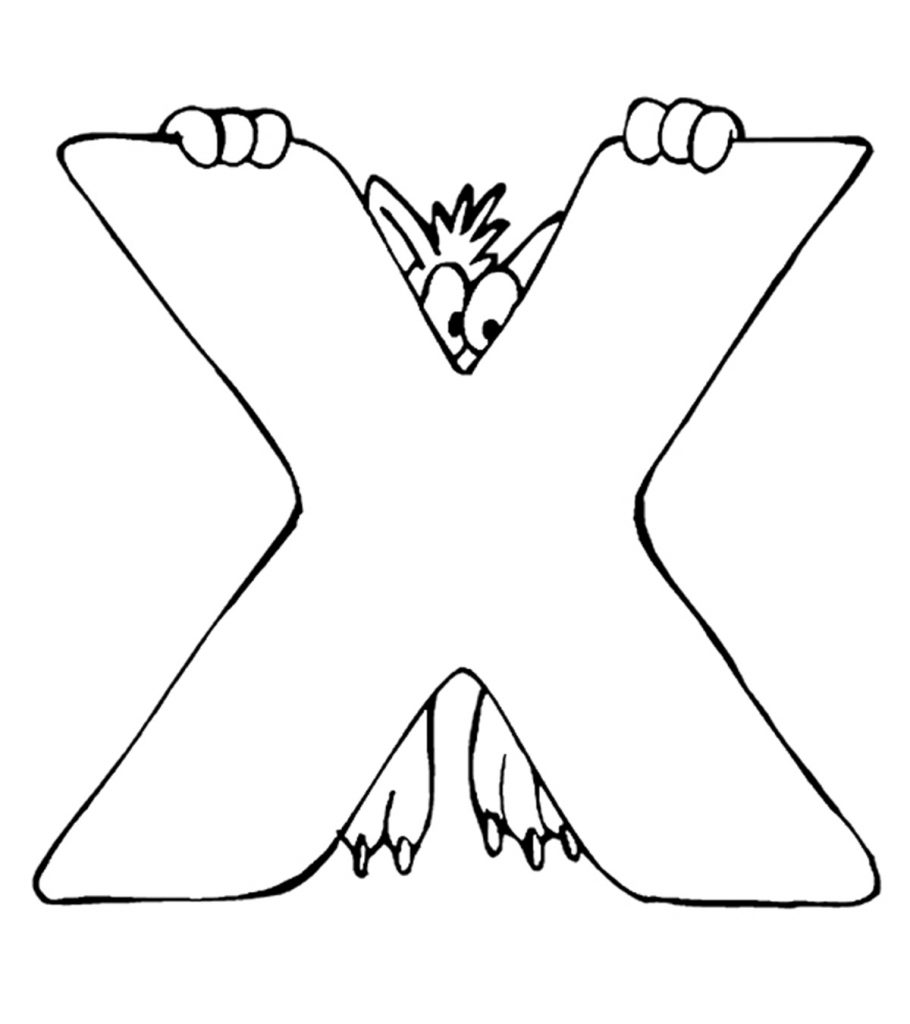 Top free printable letter x coloring pages online