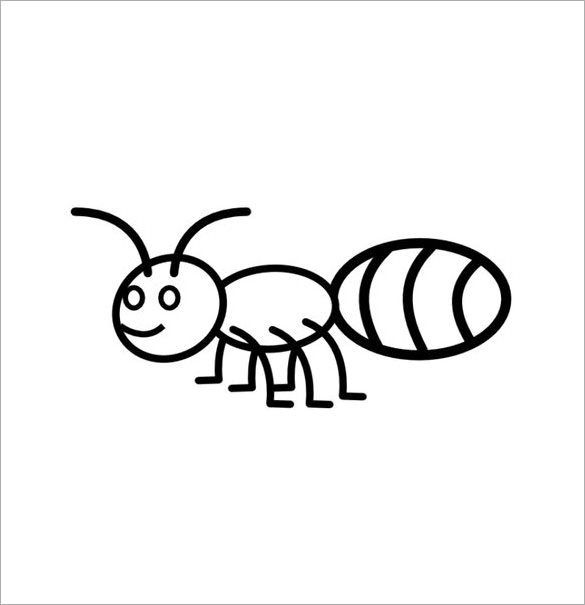 Ant s crafts colouring pages